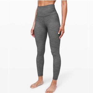 Lululemon heathered grey aligns